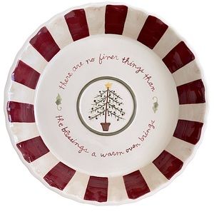 Darling holiday vintage pie plate